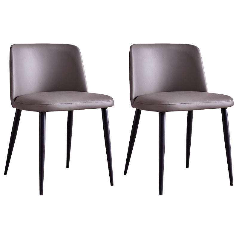 Faux Leather Kitchen Dining Chairs Contemporary Upholstered Dining Chairs