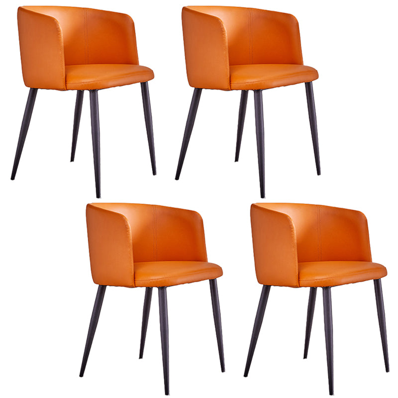 Faux Leather Kitchen Dining Chairs Contemporary Upholstered Dining Chairs