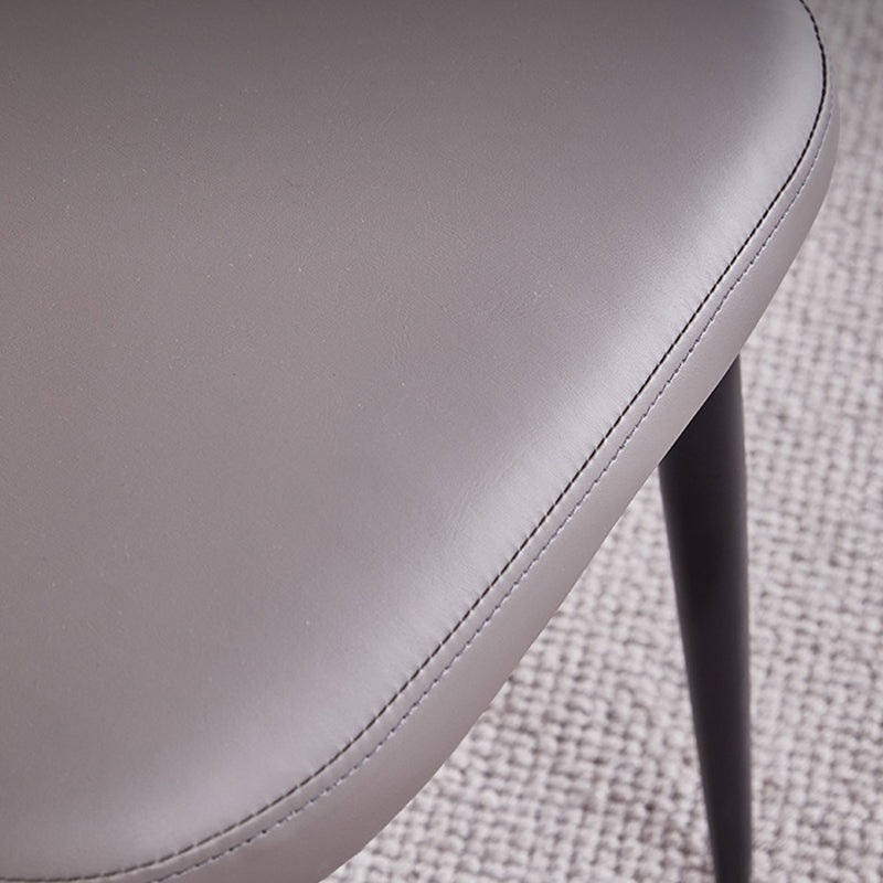 Faux Leather Kitchen Dining Chairs Contemporary Upholstered Dining Chairs