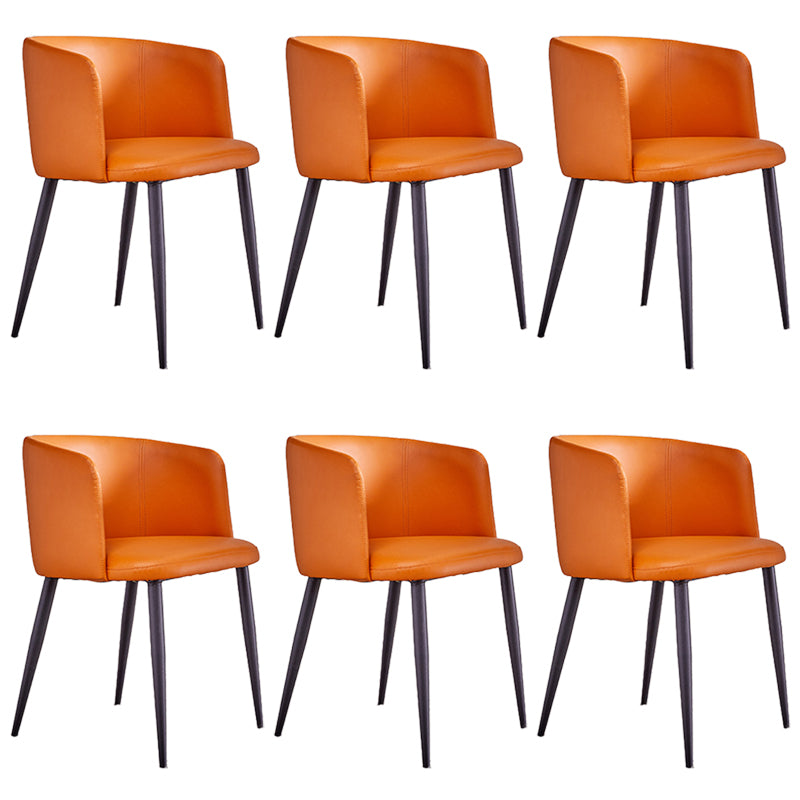 Faux Leather Kitchen Dining Chairs Contemporary Upholstered Dining Chairs