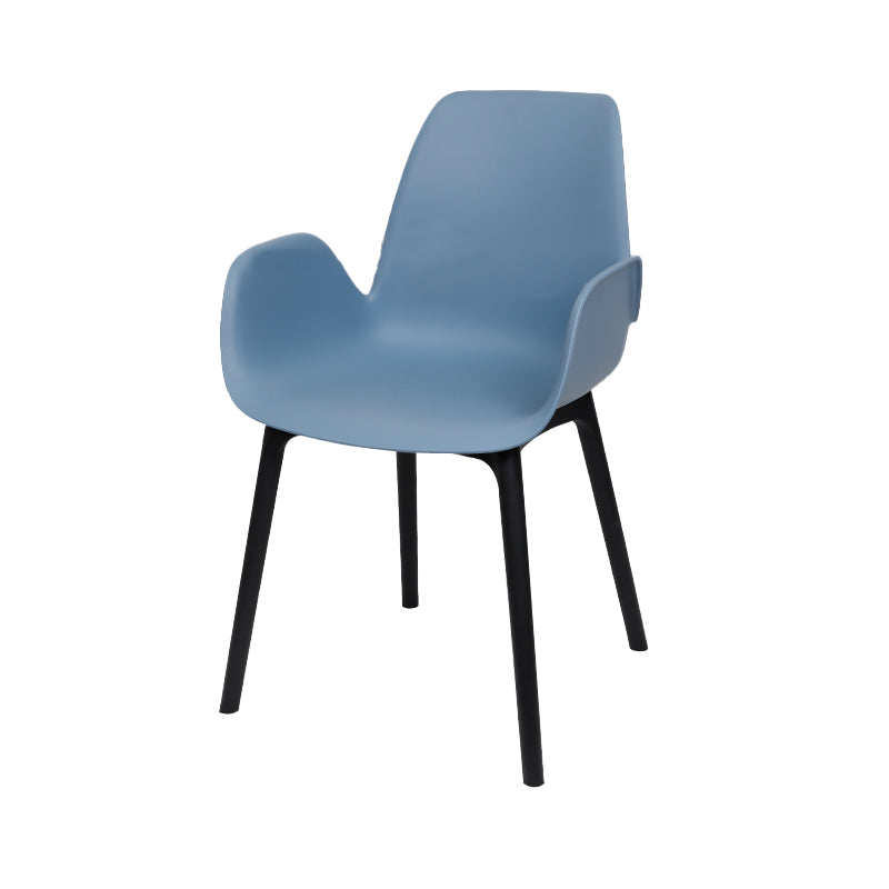 Plastic Dining Armchair Glam Style Dining Room Chair for Home