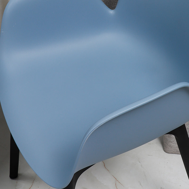 Plastic Dining Armchair Glam Style Dining Room Chair for Home