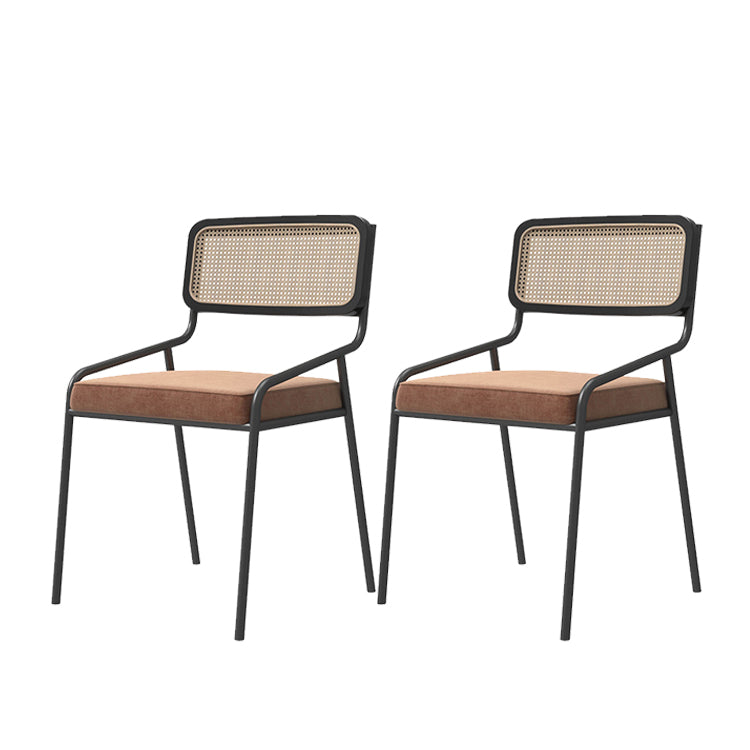 Contemporary Kitchen Dining Arm Chair Open Back Dining Side Chair