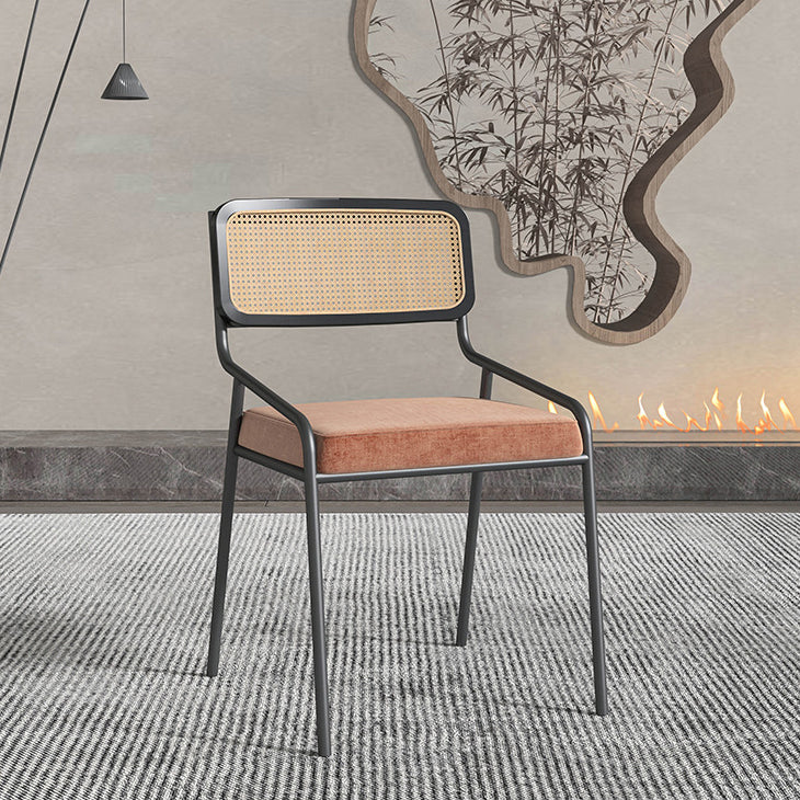 Contemporary Kitchen Dining Arm Chair Open Back Dining Side Chair