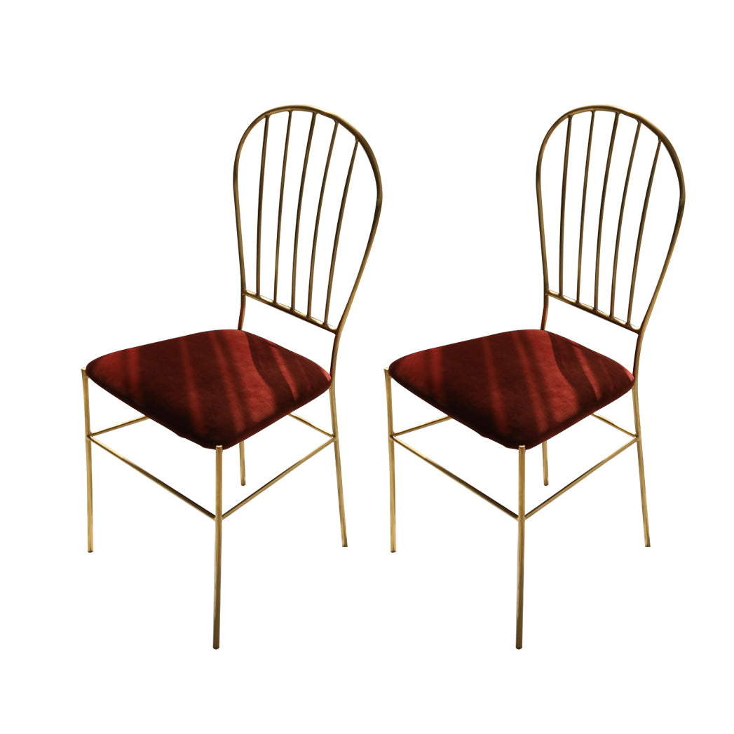 Kitchen Dining Chairs Upholstered Dining Chairs with Metal Legs