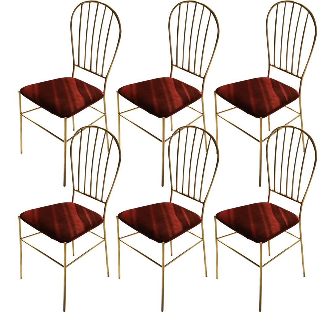 Kitchen Dining Chairs Upholstered Dining Chairs with Metal Legs