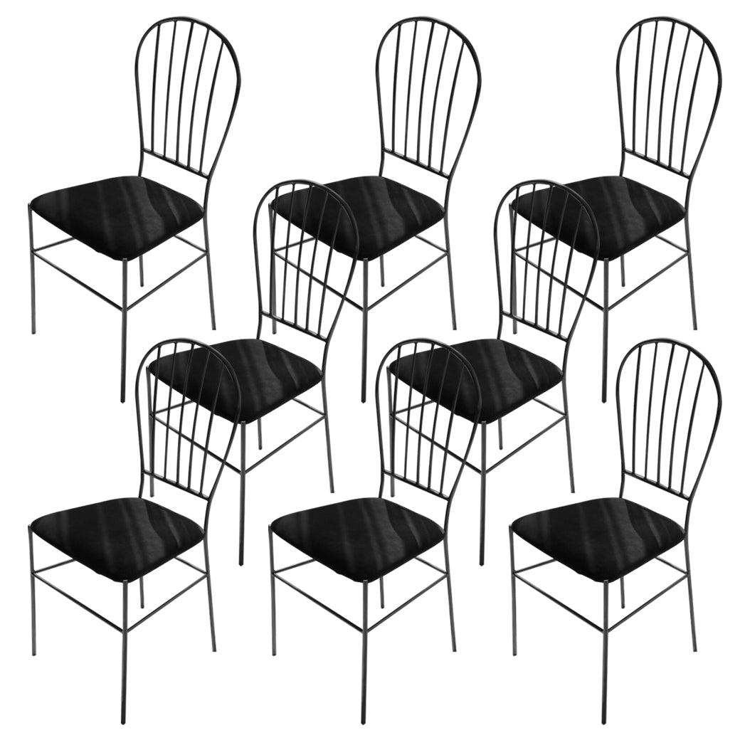 Kitchen Dining Chairs Upholstered Dining Chairs with Metal Legs