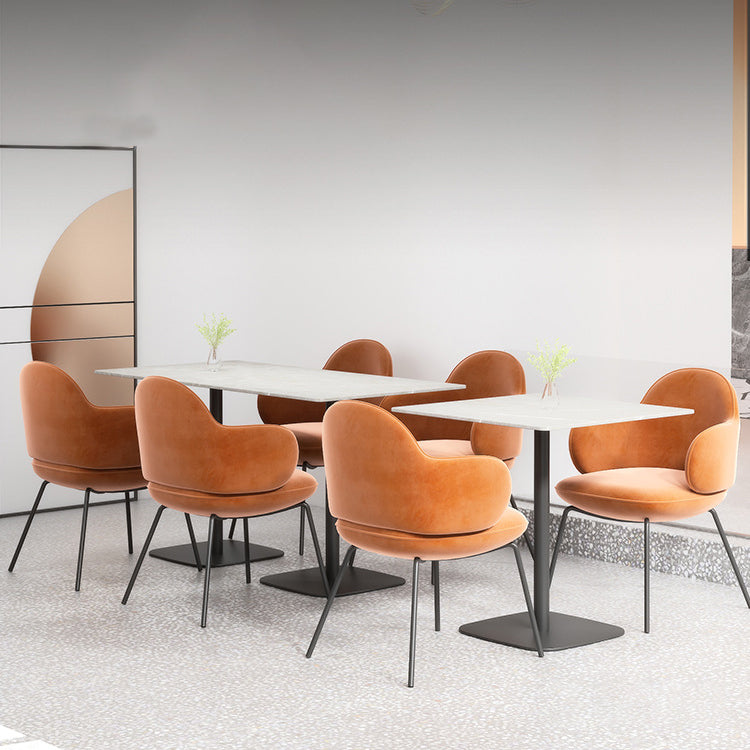 Contemporary Kitchen Dining Arm Chair Upholstered Chair for Kitchen