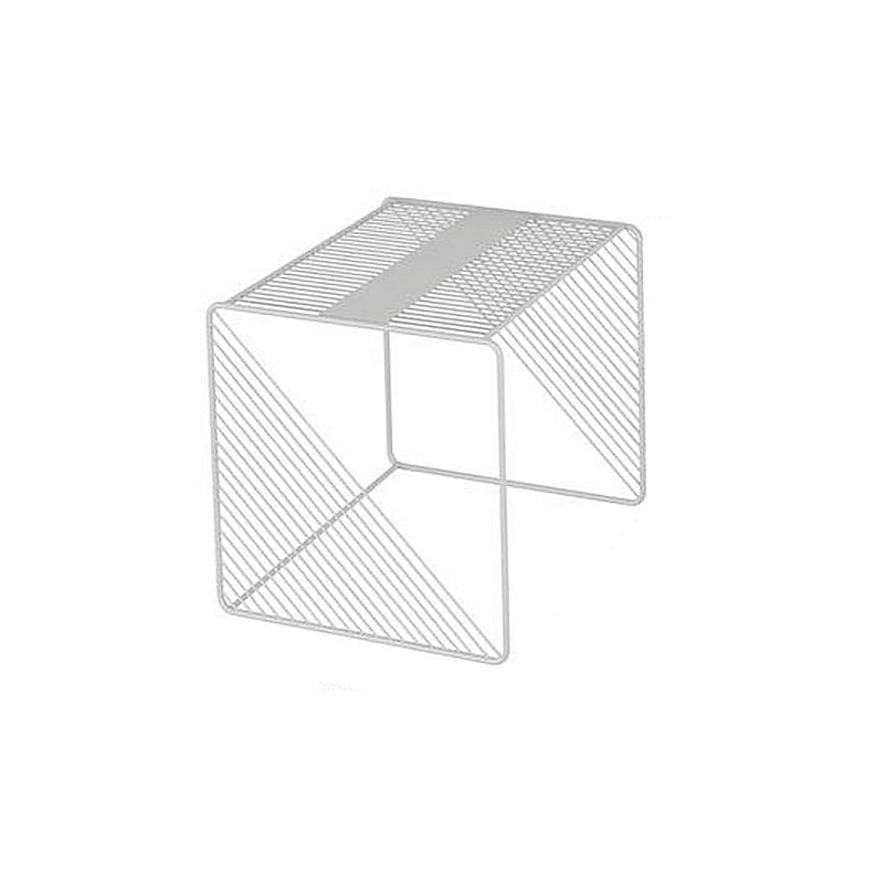 Square 2 Nesting Coffee Table with Shelf Mid Century Iron Frame Coffee Table Set