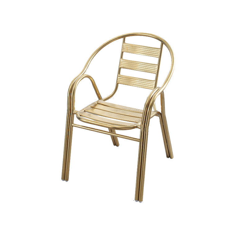 Basic Four Leg Lounge Chair Arms Included Chair with Cushion