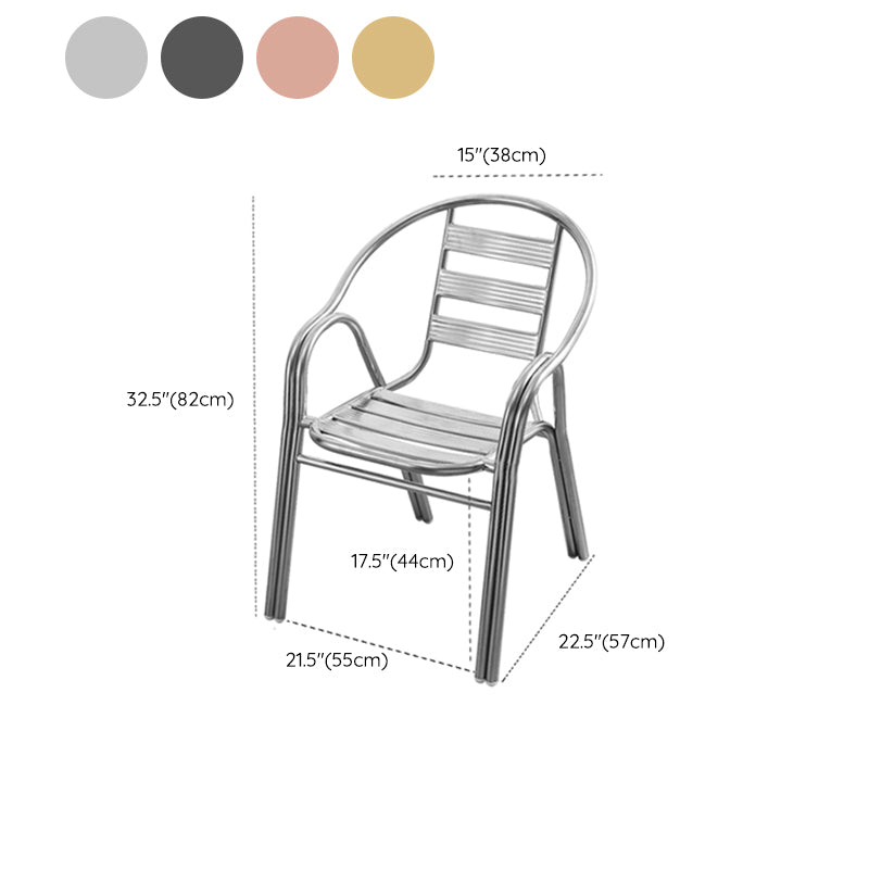 Basic Four Leg Lounge Chair Arms Included Chair with Cushion