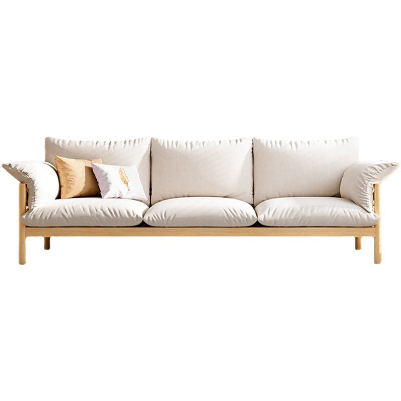 3-Seater 32.67" H Solid Wood Frame Pillow Top Arm Sofa for Living Room