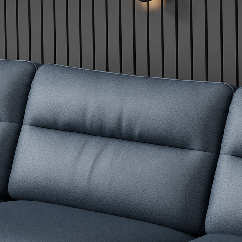 Modern Stain-resistant L-shape Sectional 4-seater Pillow Top Arm Sectional