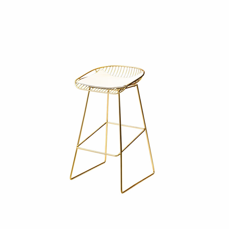 Glam Rectangular Pub Table Set 1/4 Pieces Bar Stool and Table Set