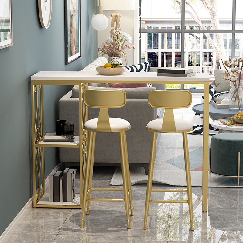 Contemporary Pub Dining Set 1/3 Pieces Bar Stool and Table Set