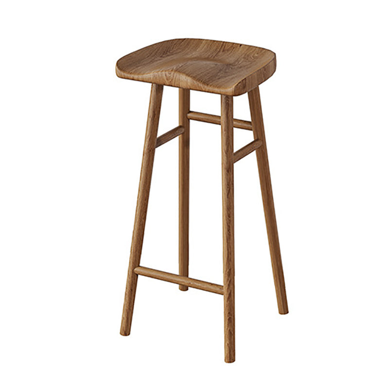 Rectangle Bar Table Set Modern 1/3 Pieces Solid Wood Counter Height Set