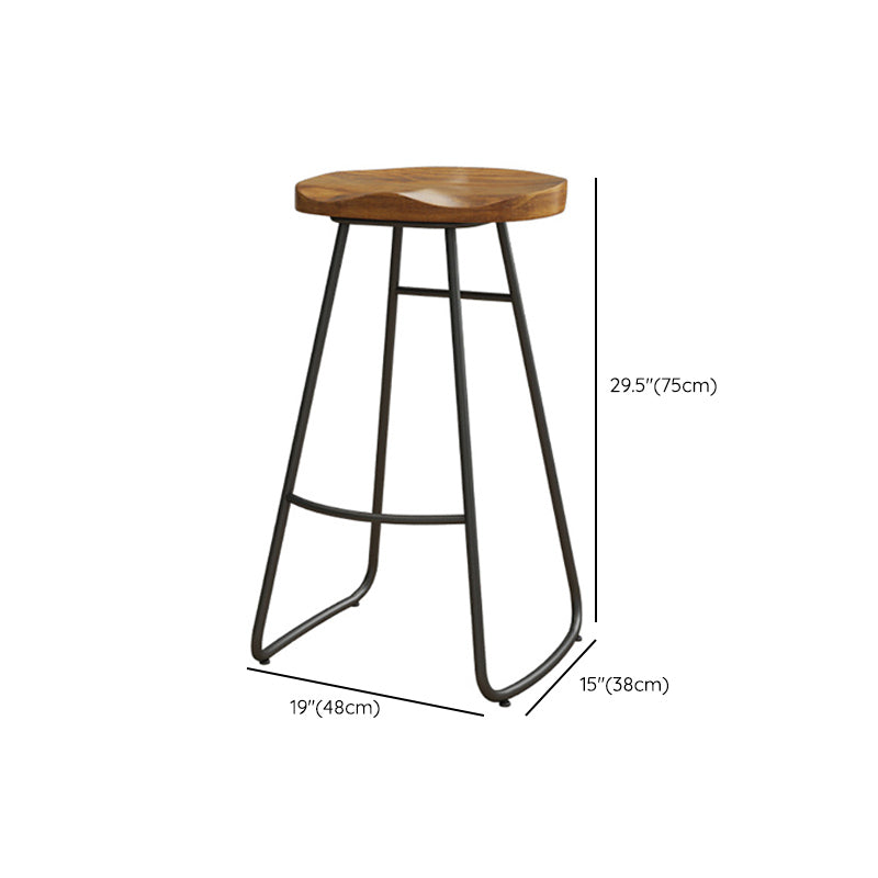 Rectangle Bar Table Set Modern 1/3 Pieces Solid Wood Counter Height Set