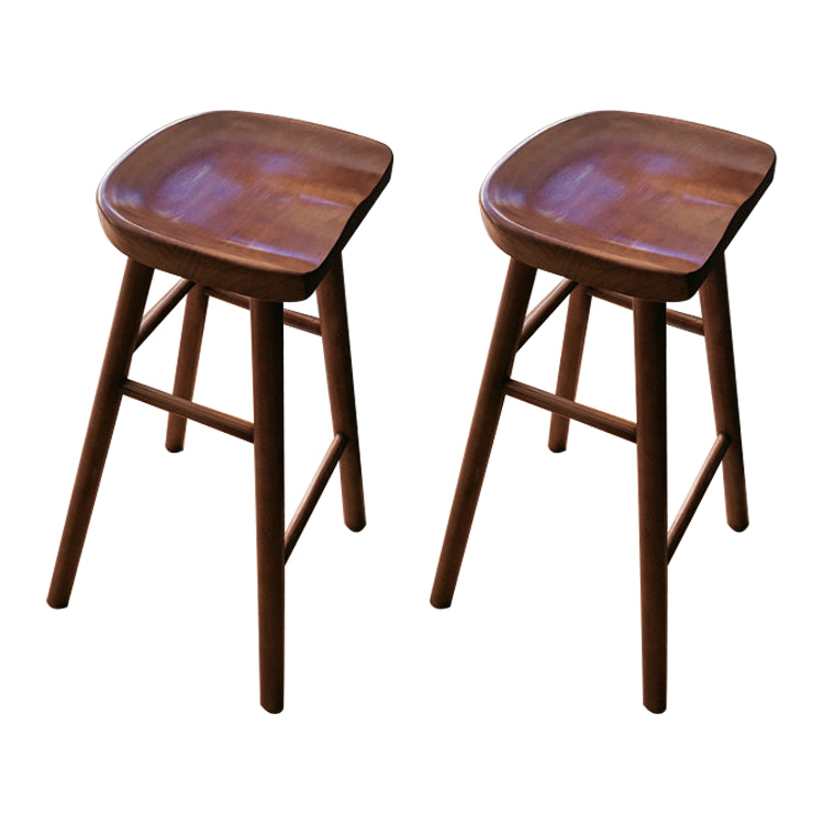 Rectangle Bar Table Set Modern 1/2/3 Pieces Solid Wood Counter Height Set