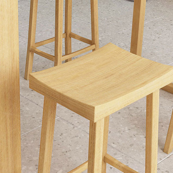 Solid Wood Bar Table Set 1/3/4/5 Pieces Bar Stool and Table Set