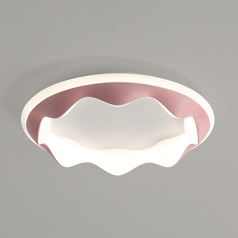 LED Modern Ceiling Light Polish Finish Flush Mount Lighting for Foyer