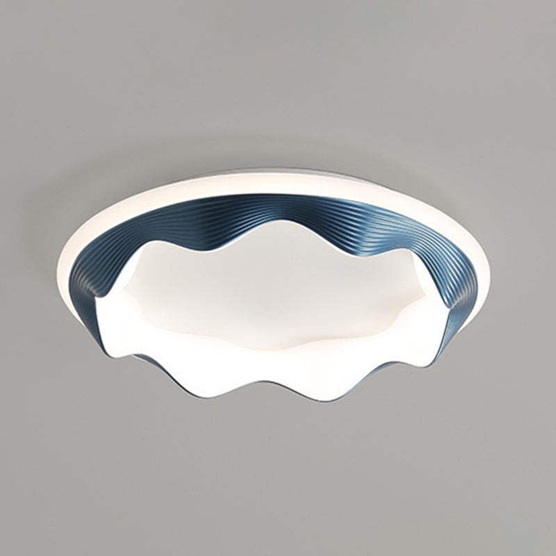 LED Modern Ceiling Light Polish Finish Flush Mount Lighting for Foyer