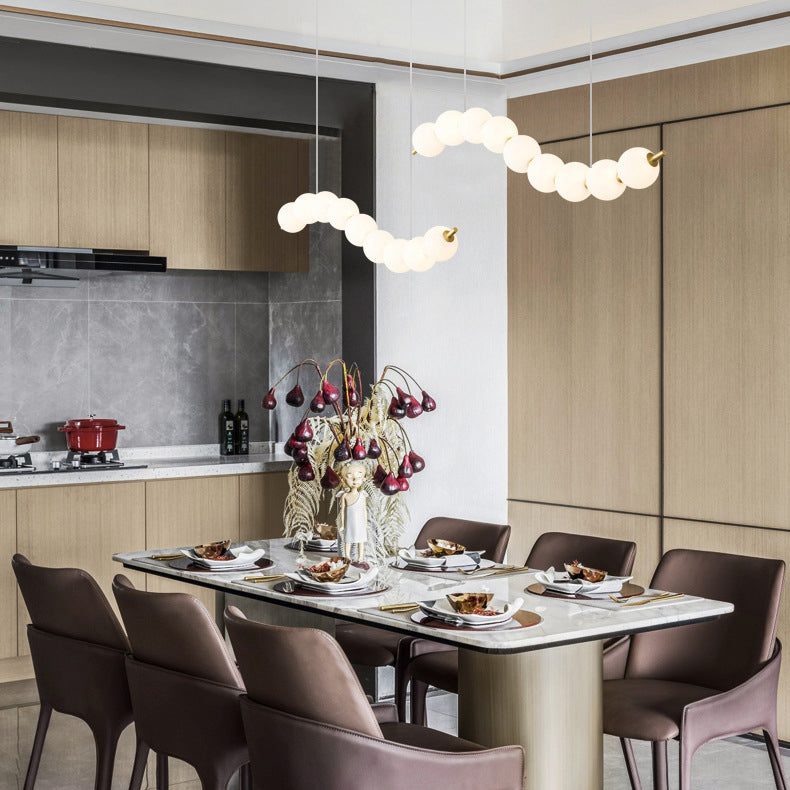 Contemporary Island Light Fixtures Molecule Hanging Lamp for Dining Room