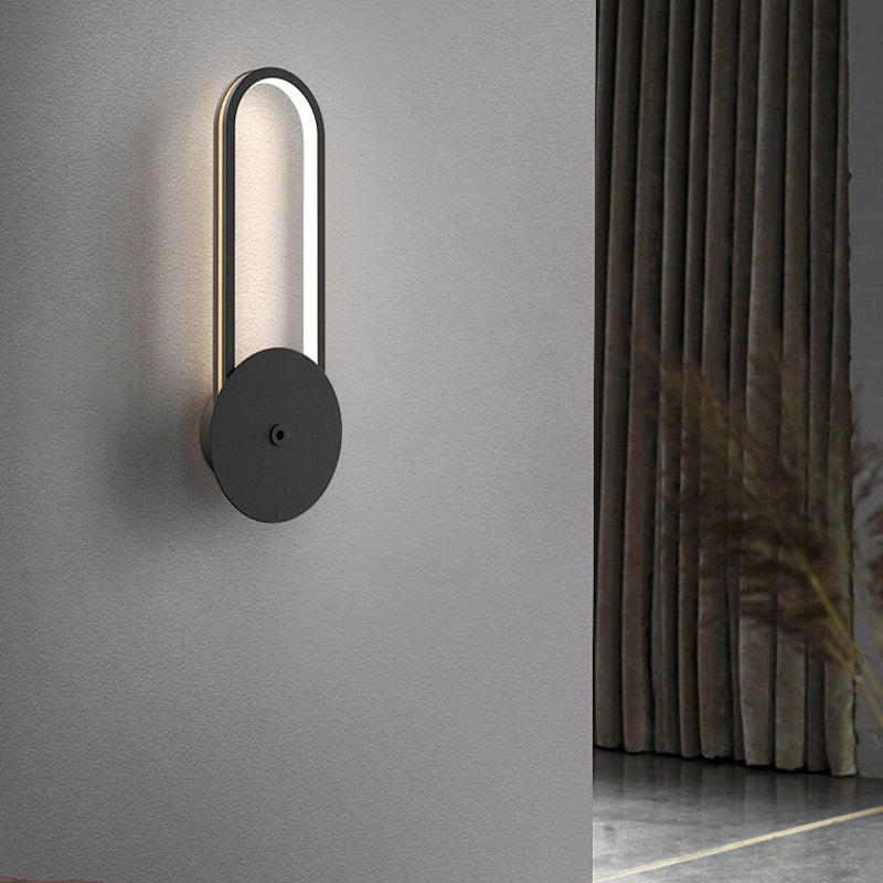 Minimalism Geometric Wall Light Sconce Metal 1 Light Wall Mounted Light