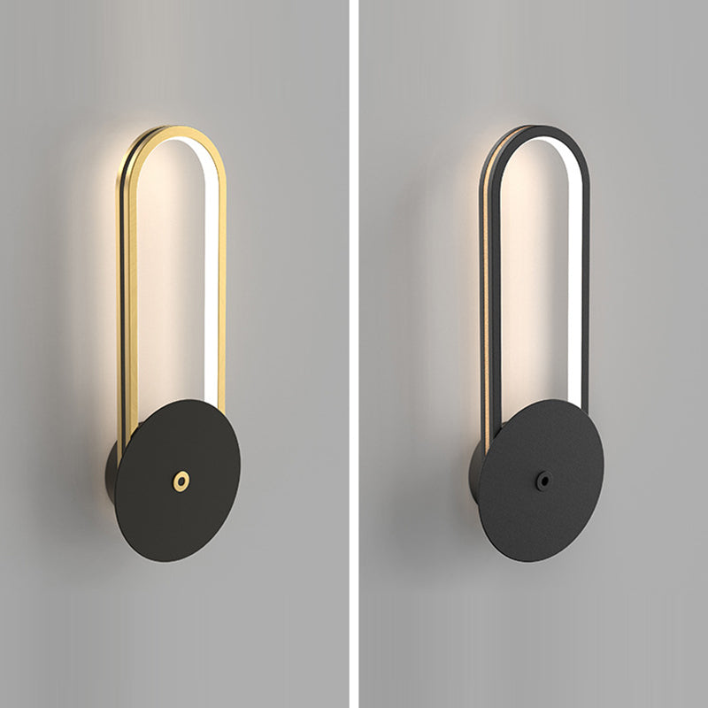 Minimalism Geometric Wall Light Sconce Metal 1 Light Wall Mounted Light