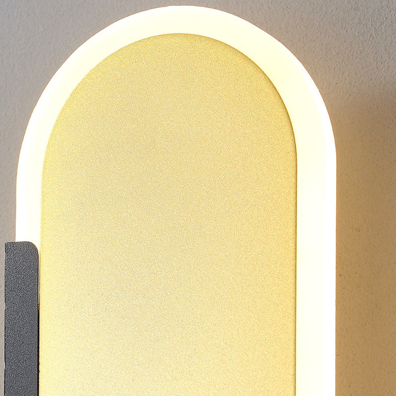 1 Light Geometric Wall Sconce Lights Modern Metal Wall Mounted Light Fixture