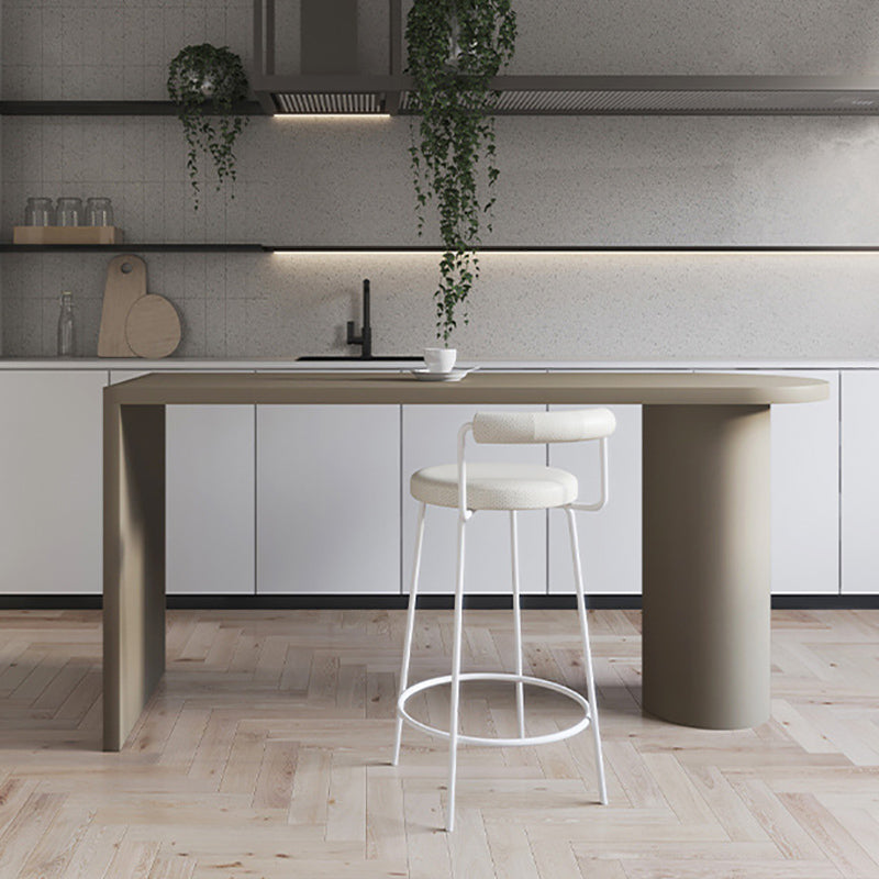 Contemporary Style Wooden Bar Counter Table Rectangle Bar Counter Table for Kitchen