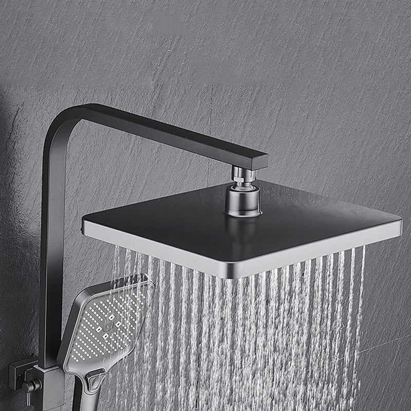 Modern Gray Shower Set 2 Shower Heads Shower System for Bathroom