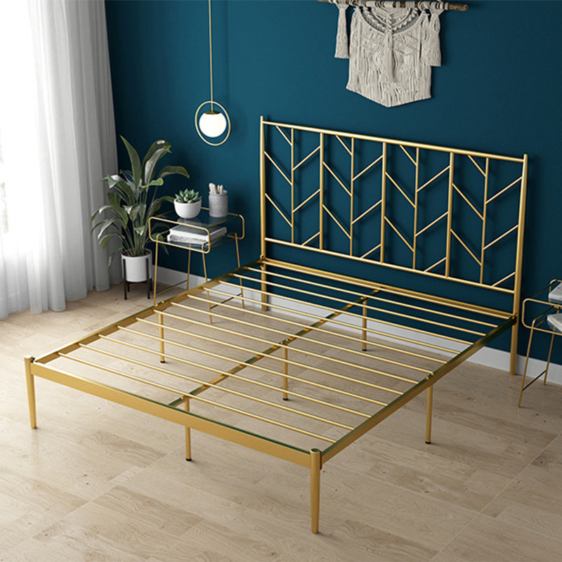 Modern and Contemporary Metal Open Frame HeadboardNo Theme Bed