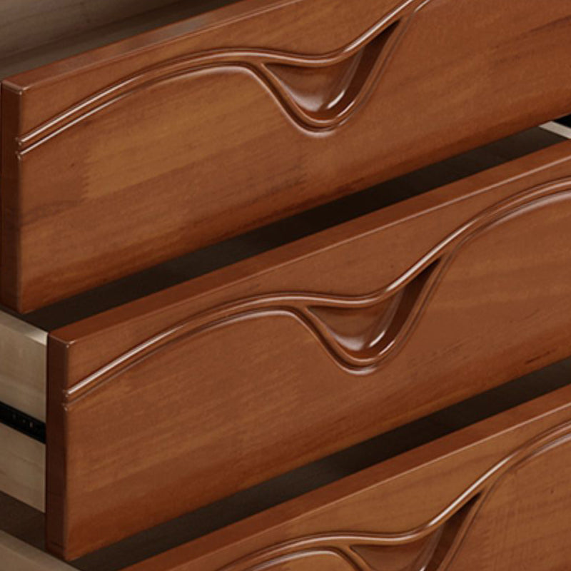 Traditional Storage Chest Dresser Solid Wood Storage Chest with 3/4/5 Drawers