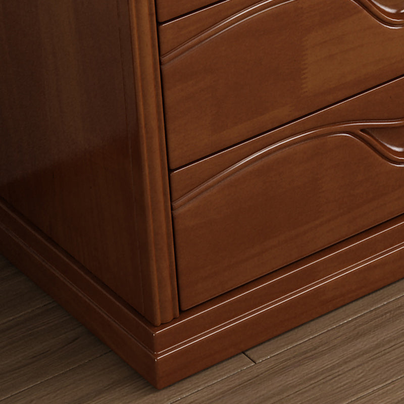 Traditional Storage Chest Dresser Solid Wood Storage Chest with 3/4/5 Drawers