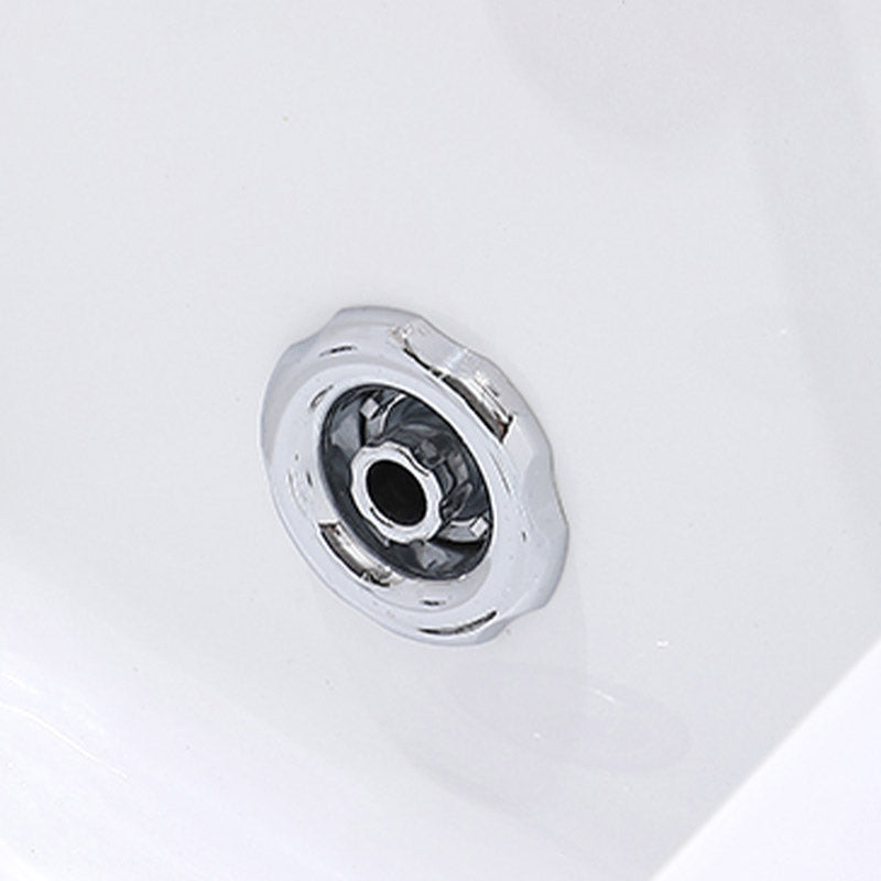 Bathroom Soaking Bath Tub Seat Included Back to Wall Bathtub