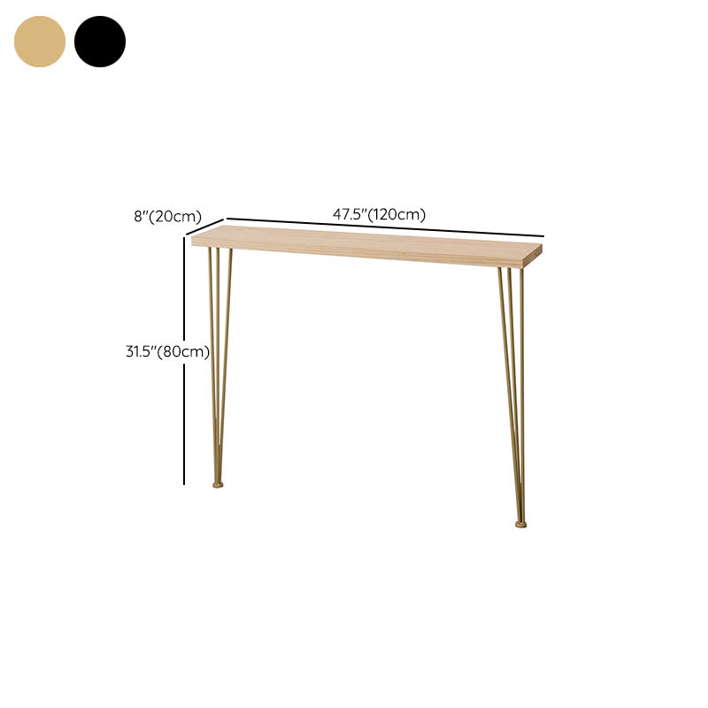 31.5 Inch Height Console Table Solid Wood Contemporary Console