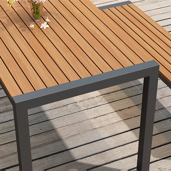 Industrial 1/3 Pieces Dining Set Reclaimed Wood Dining Table Set for Outdoor