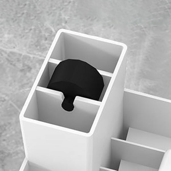 5-Door Storage Cabinet Contemporary Plastic Wardrobe Armoire