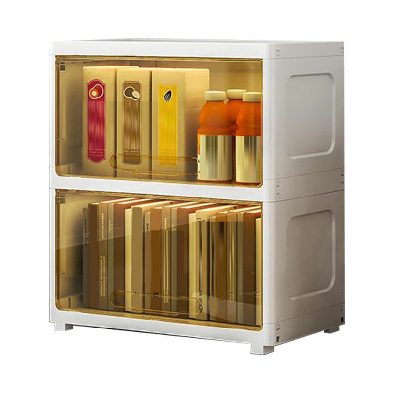 5-Door Storage Cabinet Contemporary Plastic Wardrobe Armoire