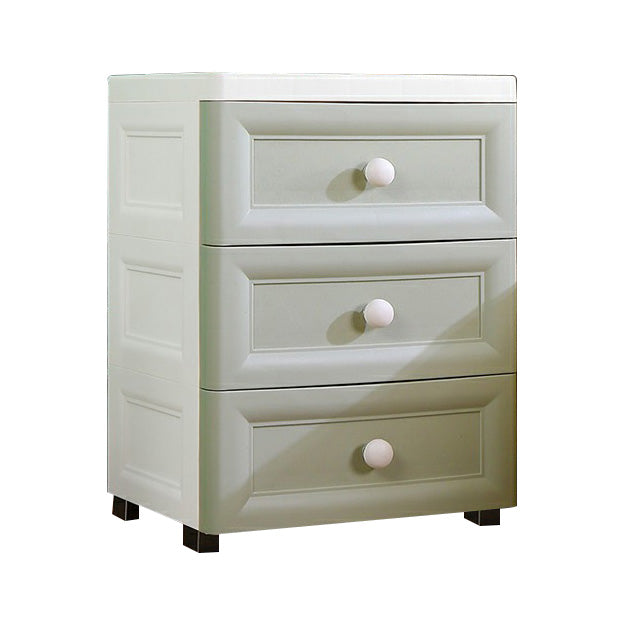 Plastic Wardrobe Armoire with Legs Modern Storage Cabinet with Drawer