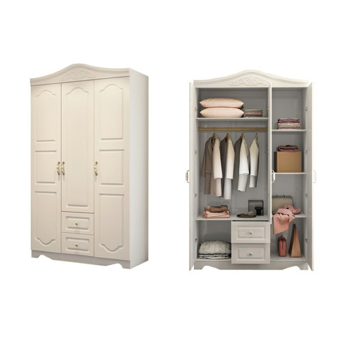 French Country Wardrobe Armoire Engineered Wood Wardrobe Closet