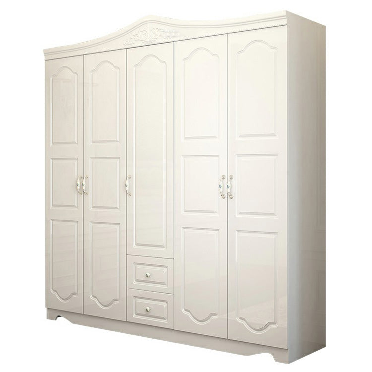 French Country Wardrobe Armoire Engineered Wood Wardrobe Closet