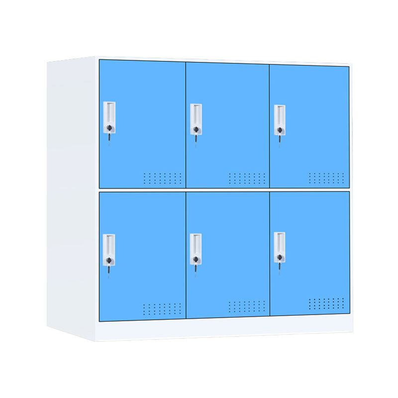 Modern Non-Hanging Armoire with Hinged Doors Matte Finish Storage Cabinet