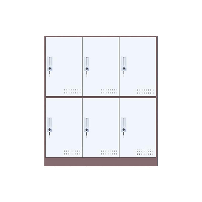 Modern Non-Hanging Armoire with Hinged Doors Matte Finish Storage Cabinet