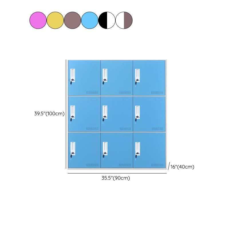 Modern Non-Hanging Armoire with Hinged Doors Matte Finish Storage Cabinet