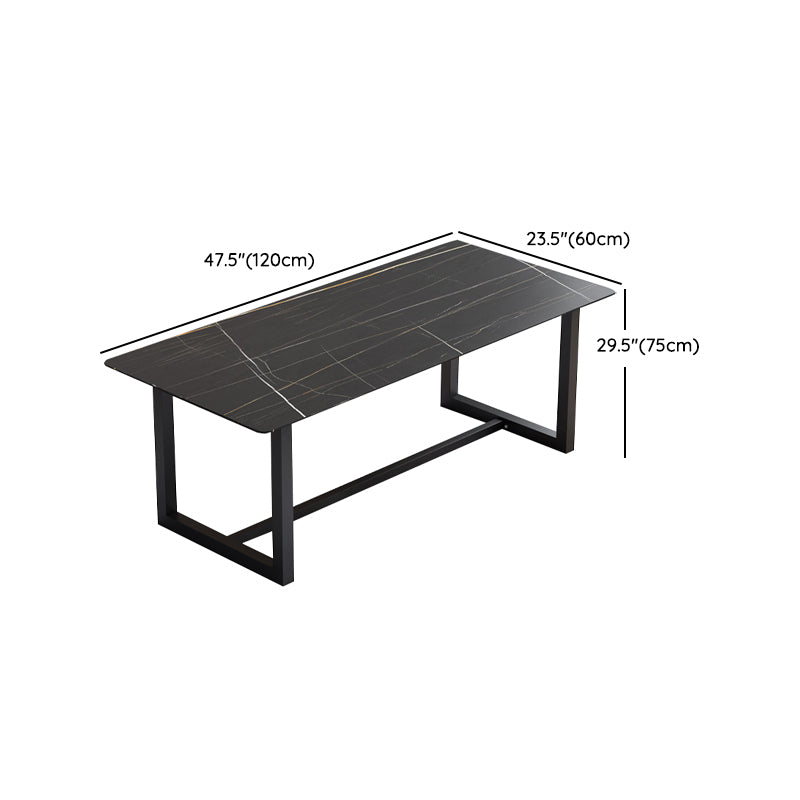 Contemporary Rectangular Dining Table Set 1/2/5/7 Pieces Dinette Set for Home