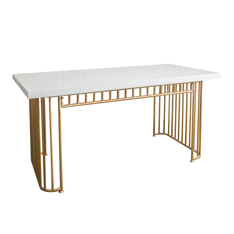 1/2/5 Pieces Modern Dinette Set White Wood Top Dining Table Set for Kitchen