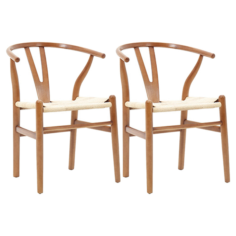 Industrial Brown Wood Dining Table Set 1/2/5/7 Pieces Wooden Dinette Set for Home