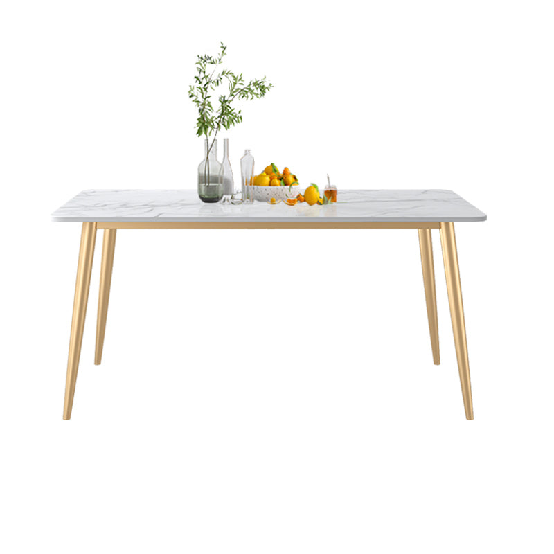 Glam Dining Room Set 1/4/5/7 Pcs Rectangle Dining Table with Upholstered Chairs