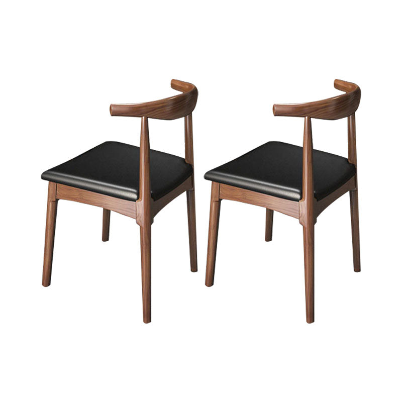 Dark Brown Solid Wood Top Dining Table Set 1/2/3/5/7 Pieces Industrial Dinette Set